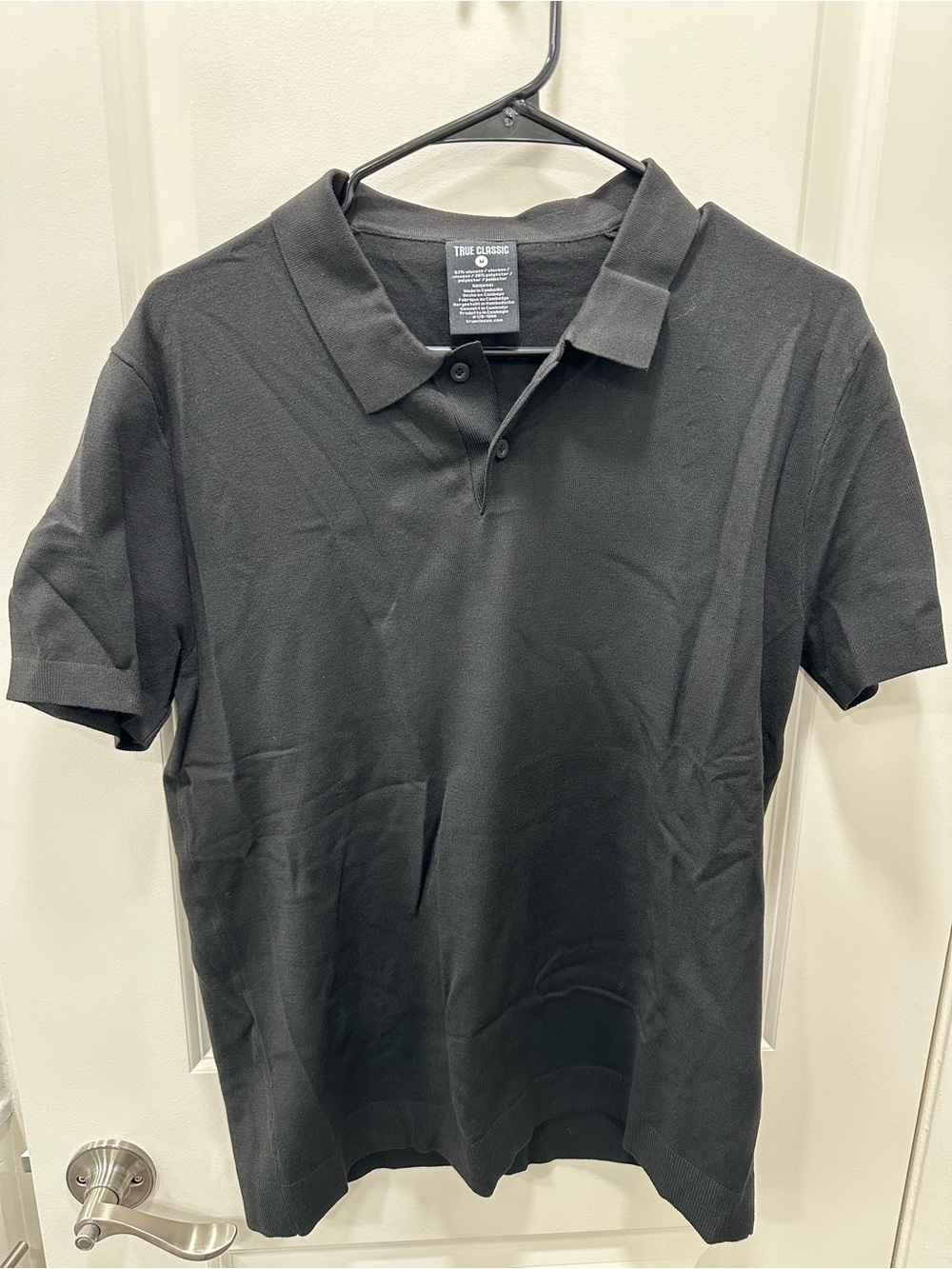 The Classic Black Polo Shirt - Men's Short Sleeve